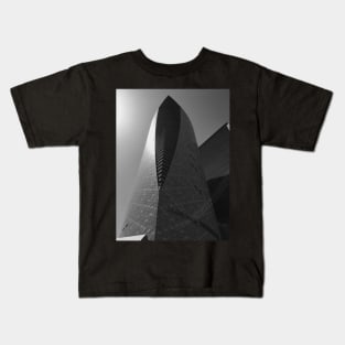 Black and white skyscraper in Japan Kids T-Shirt